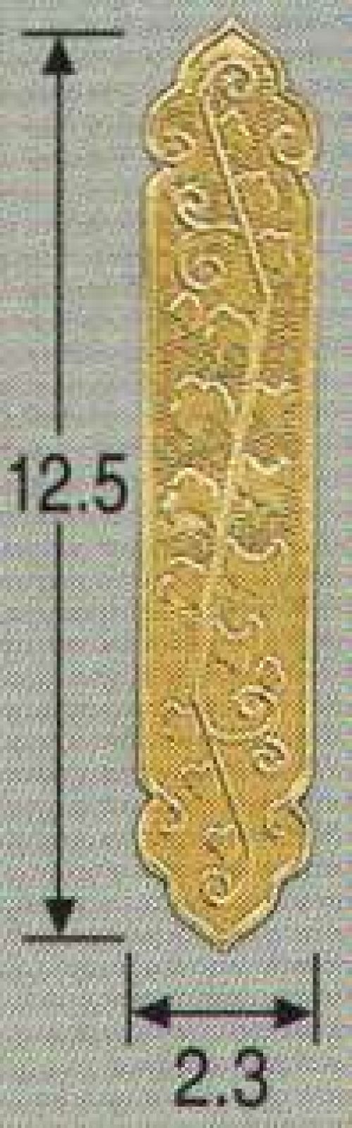 鈴木提灯 8025-L 提灯小物・付属品 飾り金具 アルミ貝折（大） 提灯の重化に付ける飾り金具。 サイズ／スペック